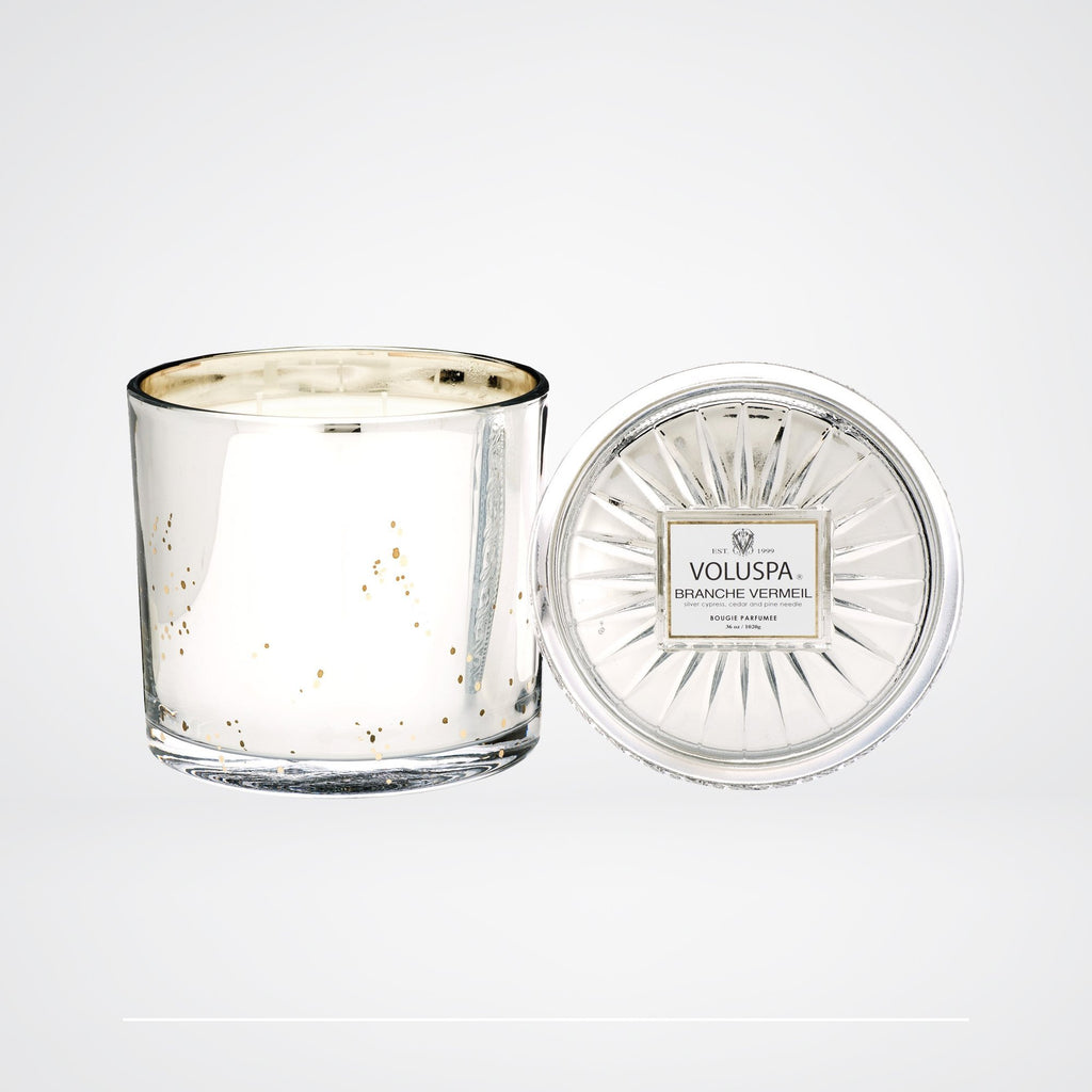 Grande Maison 3 Wick Glass Candle in Branche Vermeil