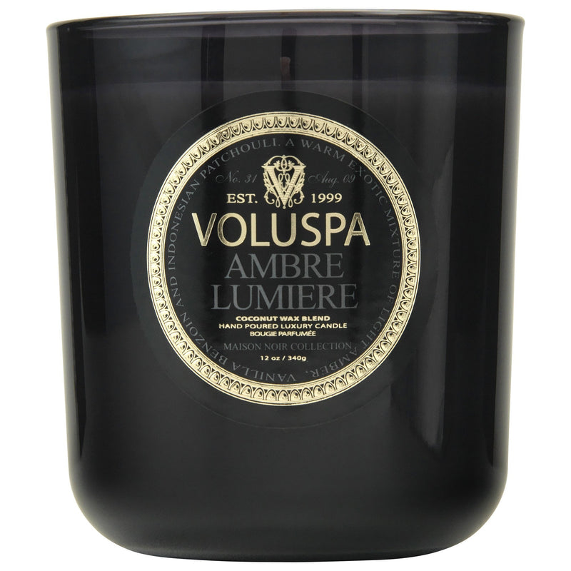 Classic Maison Candle in Ambre Lumiere design by Voluspa