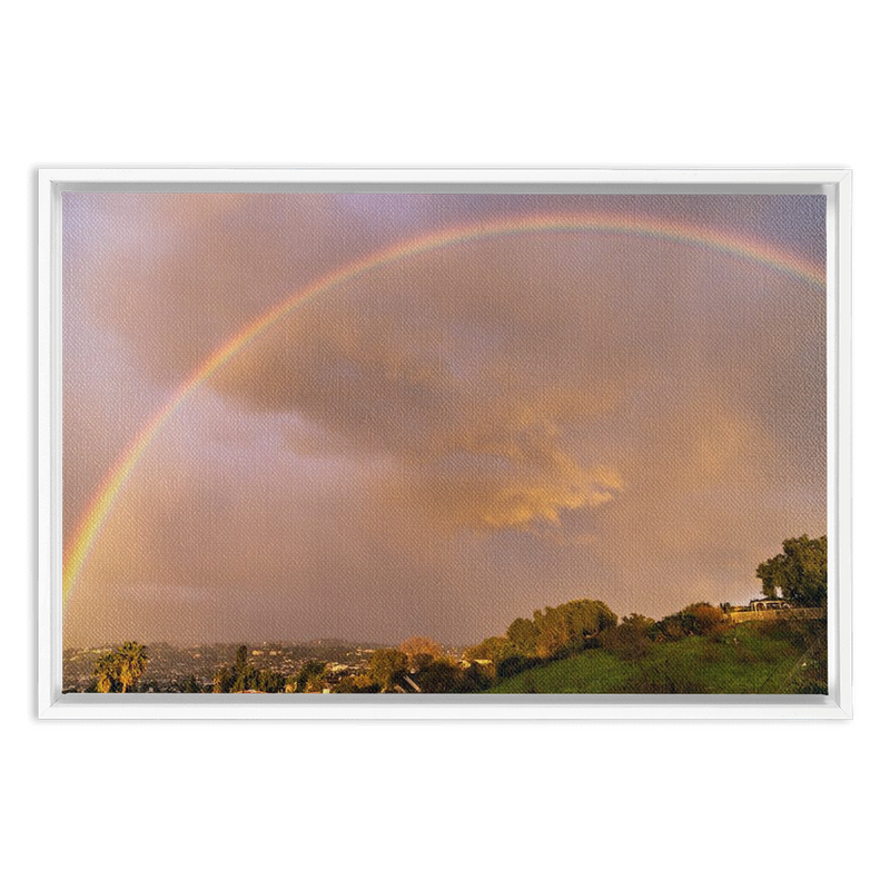 Rainbow 2 Framed Stretched Canvas