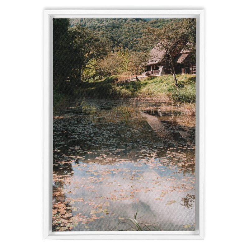 Village Framed Canvas