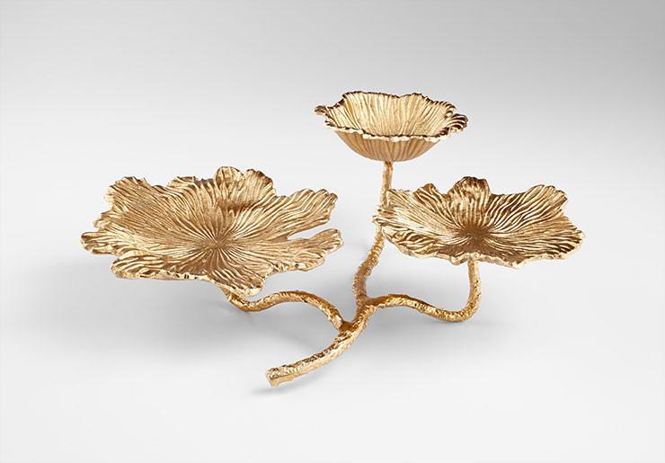 Flower and Flames Candleholders design by Cyan Design