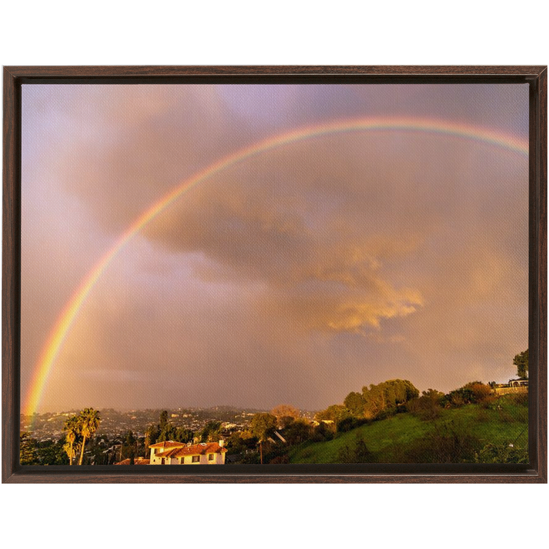 Rainbow 2 Framed Stretched Canvas