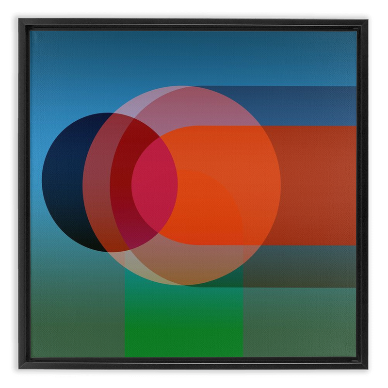 Synchronous Framed Canvas