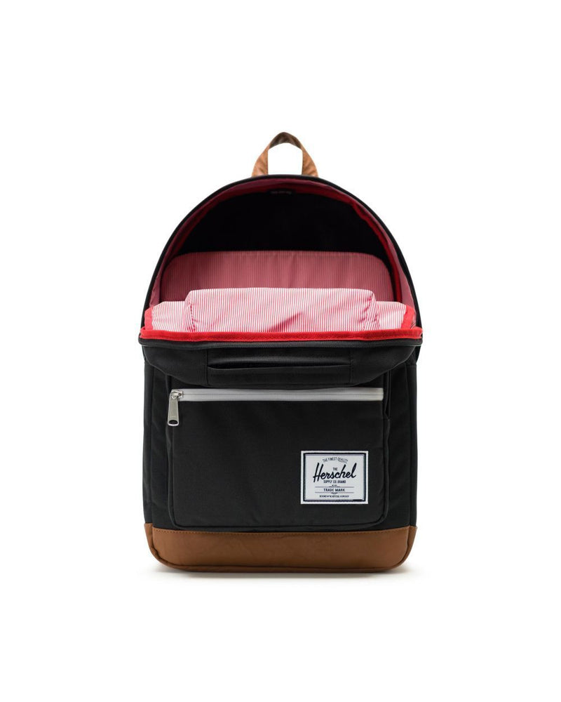 Pop Quiz Backpack in Black & Tan