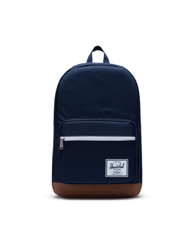 Pop Quiz Backpack in Peacoat & Saddle Brown