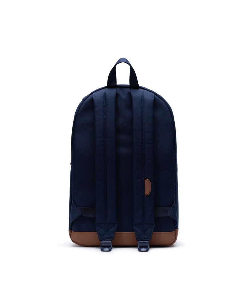 Pop Quiz Backpack in Peacoat & Saddle Brown