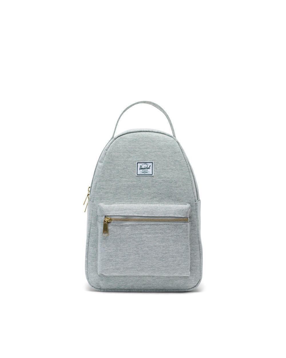 Nova Backpack in Small Light Grey Crosshatch