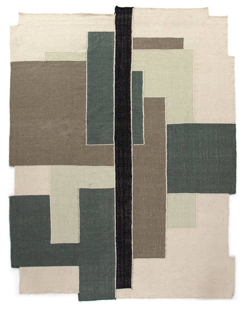 Olexi Block Border Rug