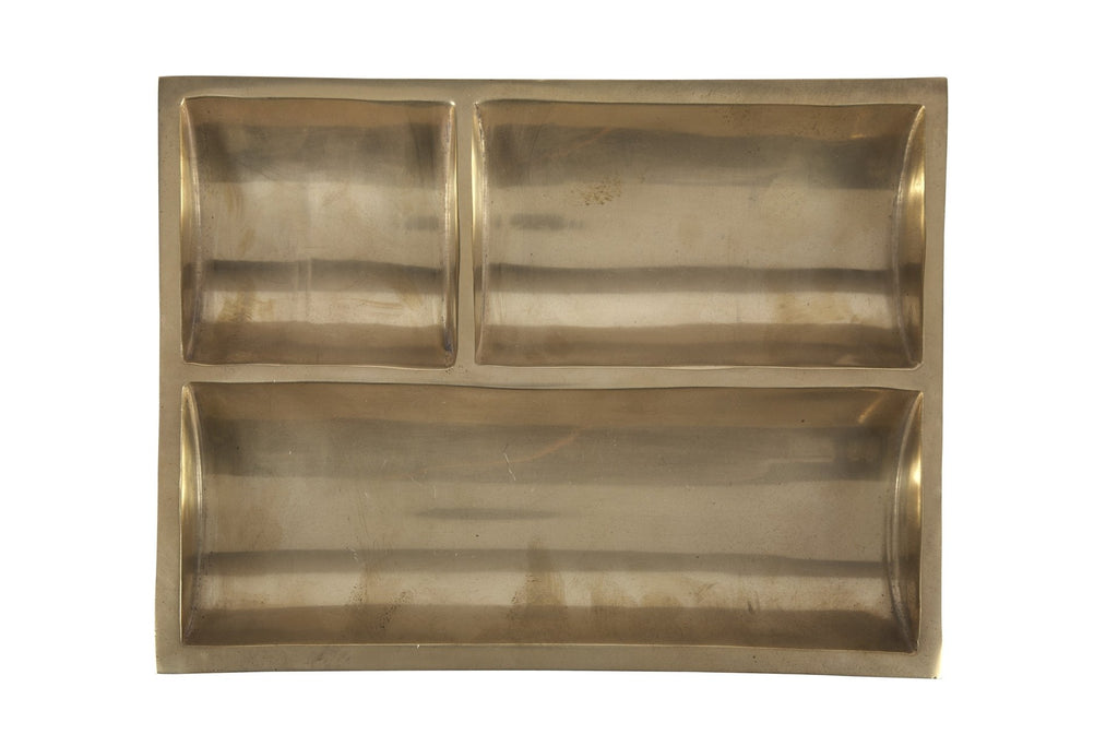 Brass Plate Modernist Catchall design by Sir/Madam