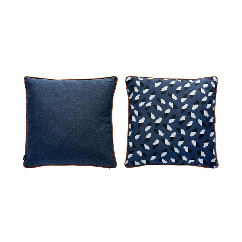 Paint Cushion in Dark Blue