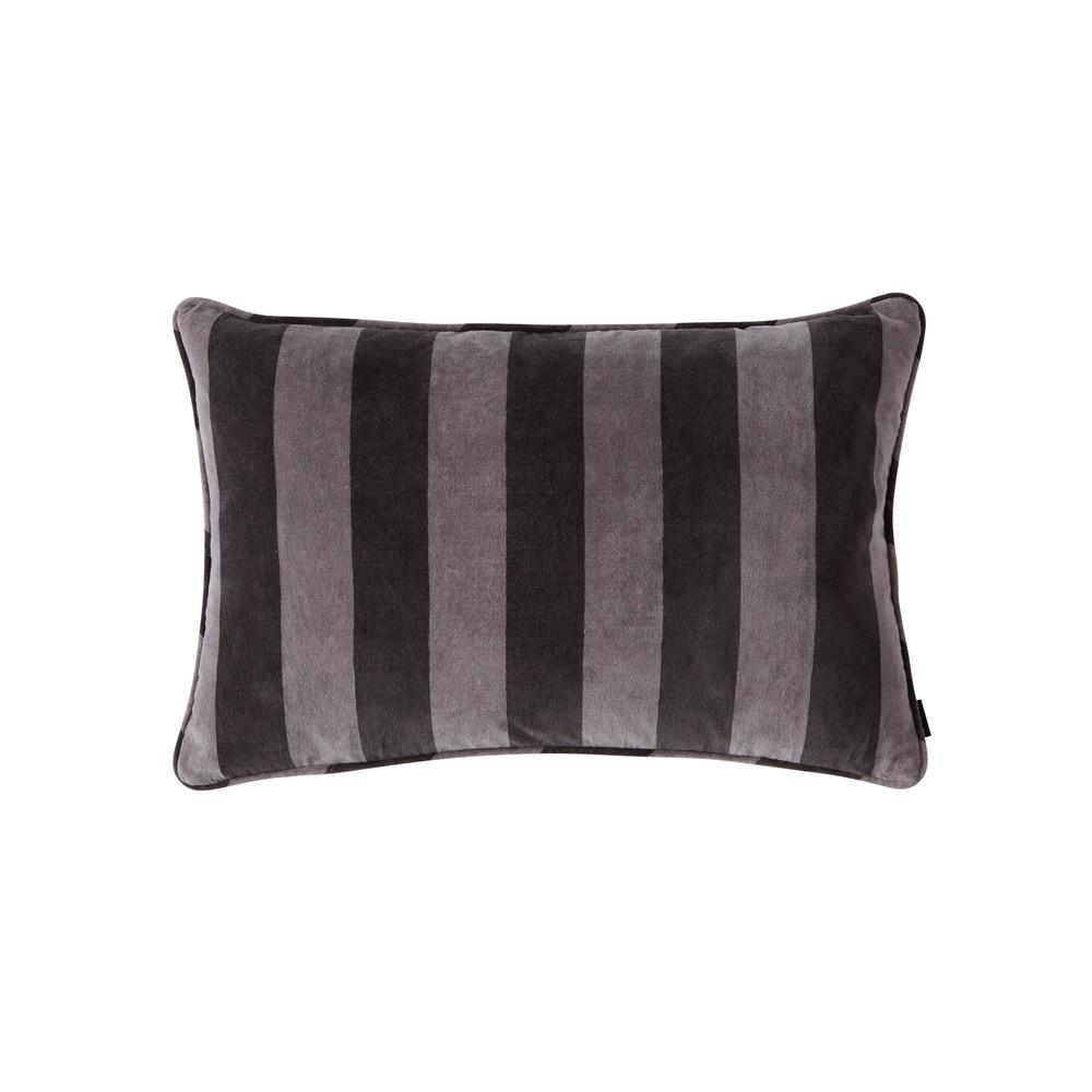 Confect Velvet Cushion - Anthracite / Dark Grey