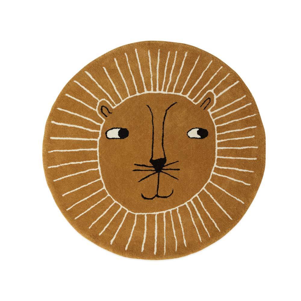 Lion Rug in Caramel