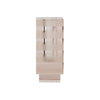 Graphic Candleholder - Light Brown