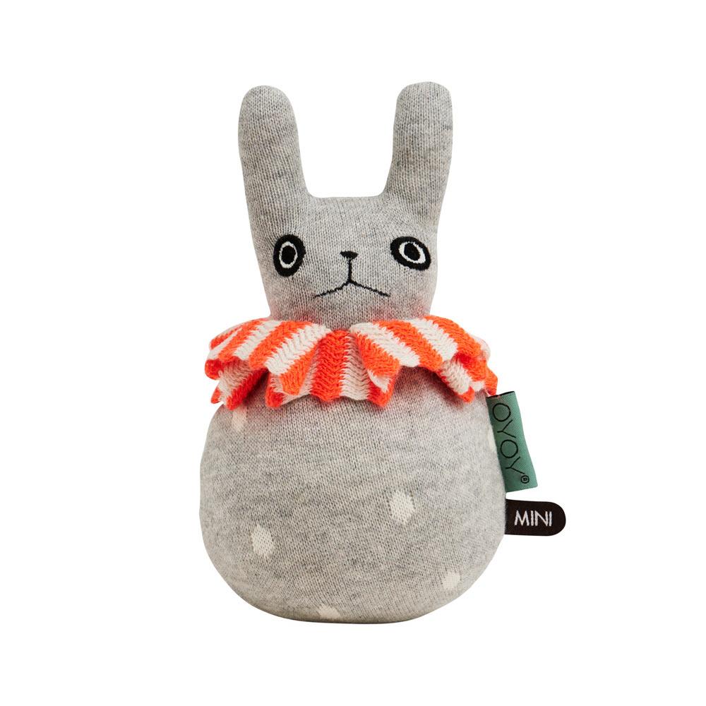 Rabbit Roly Poly in Light Grey