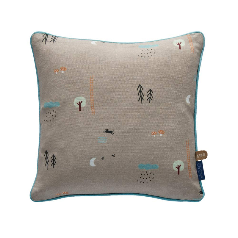 Happy Forest Cushion in Light Brown