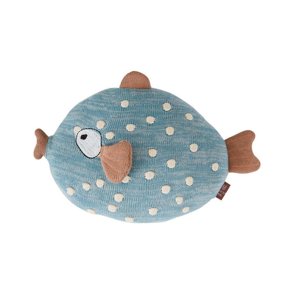 Little Finn Cushion - Blue