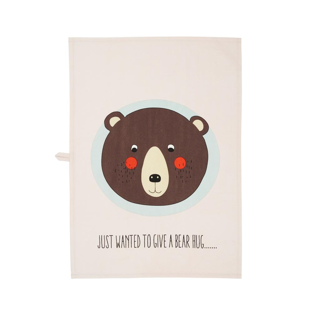 bear tea towel design by oyoy 1