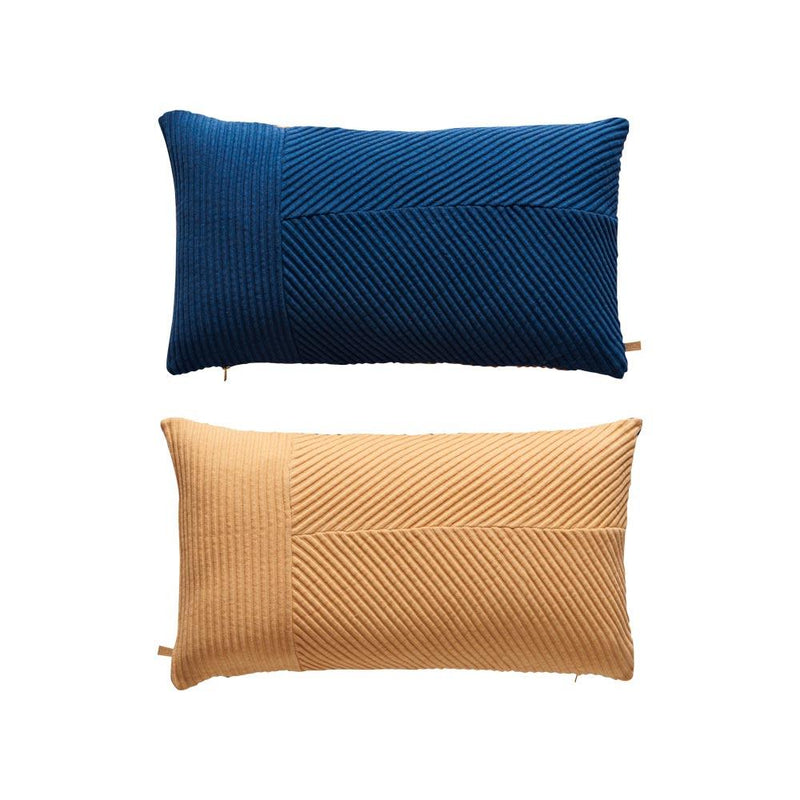 Ada Pillow - Blue / Camel