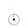 Joulu Ornament - Brass / Blue