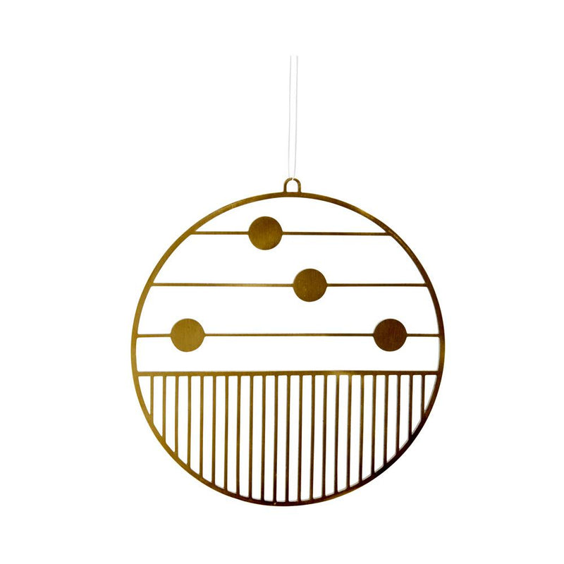 Large Joulu Ornament in Brass