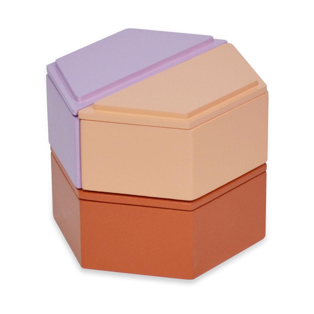 Honeycomb Stacking Jewelry Boxes by MoMA