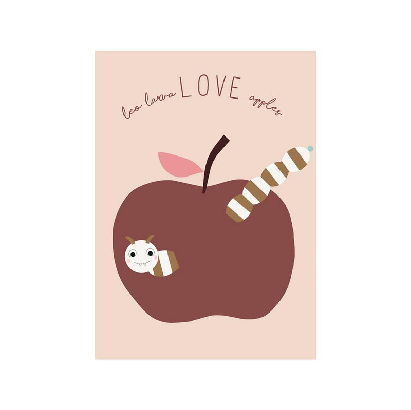 Love Apples Poster in Powder