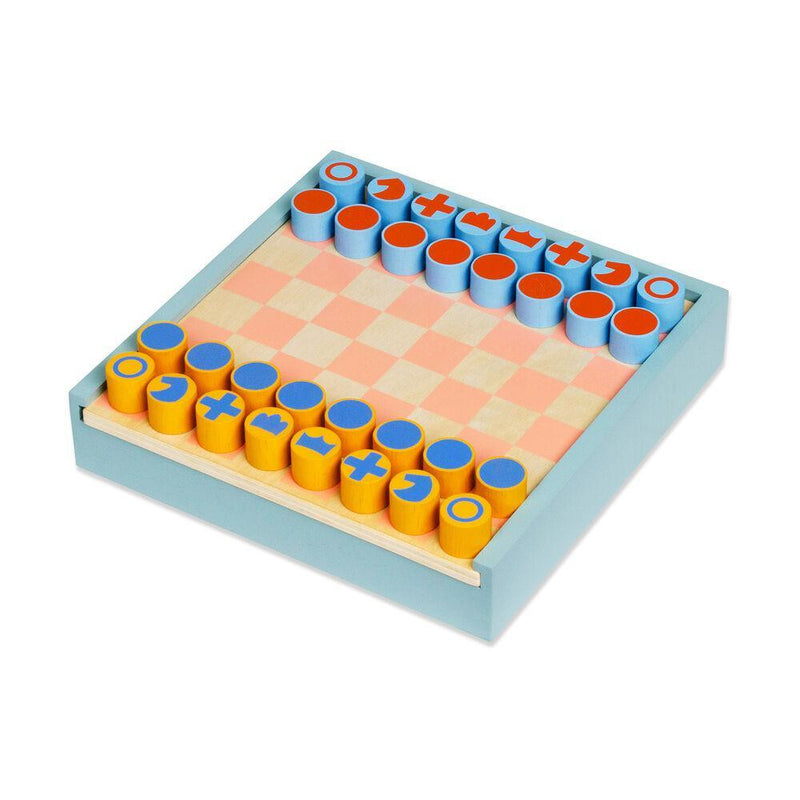 2-in-1 Chess & Checkers Set by MoMA