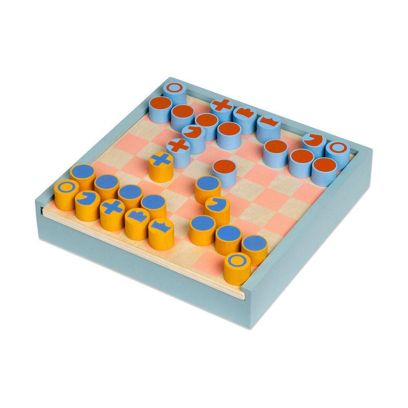 2-in-1 Chess & Checkers Set by MoMA