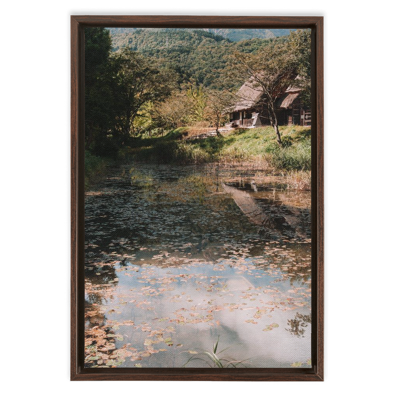 Village Framed Canvas