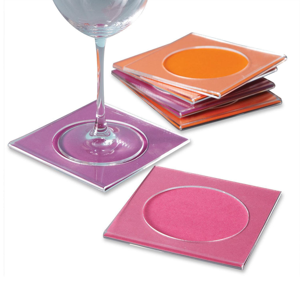 Set of 6 High n' Dry Cocktail Napkin Coasters