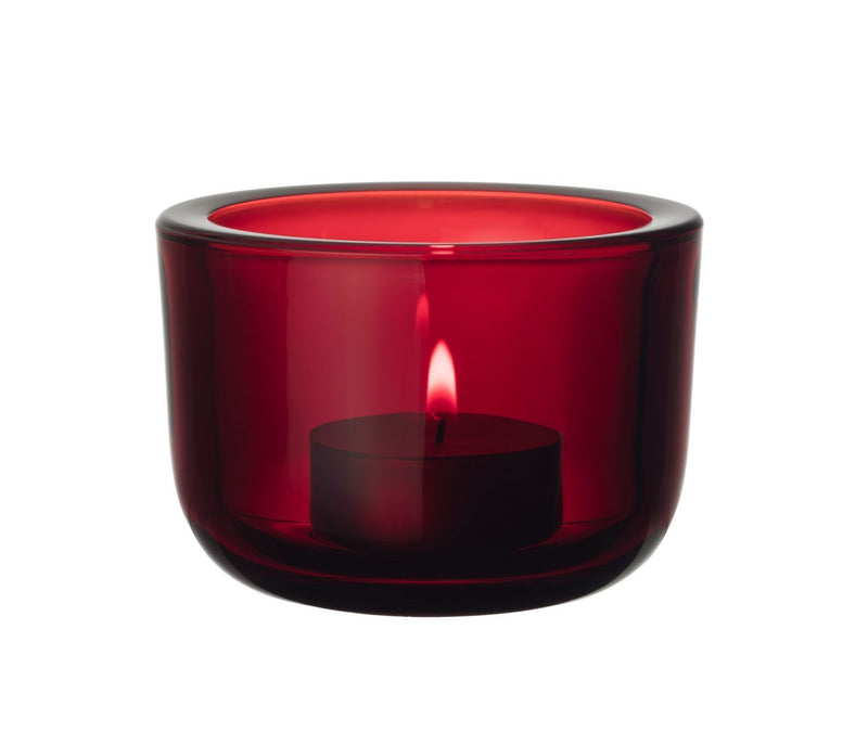 Valkea Tealight Candle Holder in Various Colors design by Harri Koskinen for Iittala