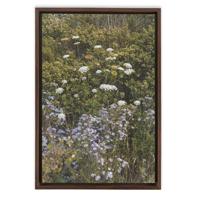 Wildflowers Framed Canvas