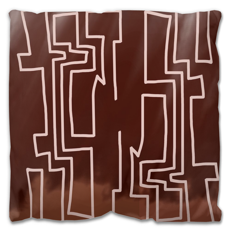 Glyph Throw Pillow