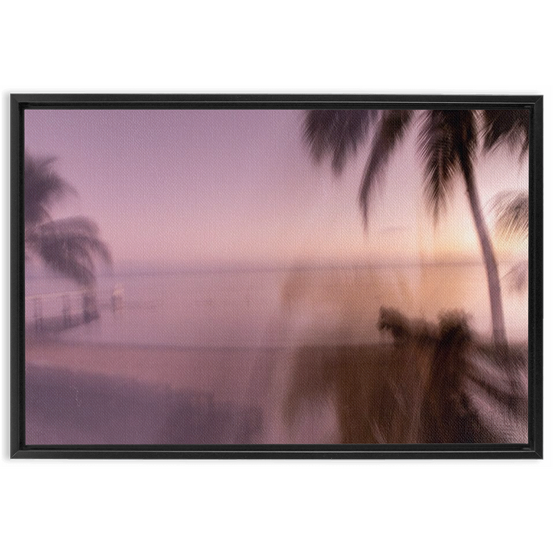 Tahitian Sunrise Framed Canvas