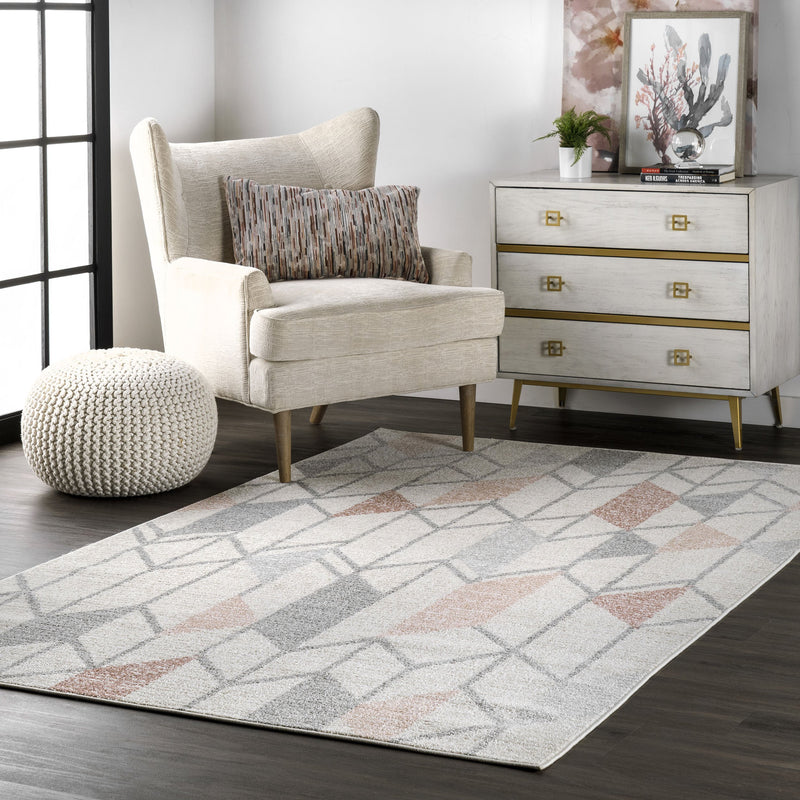 Lydia Cubist Trellis Rug