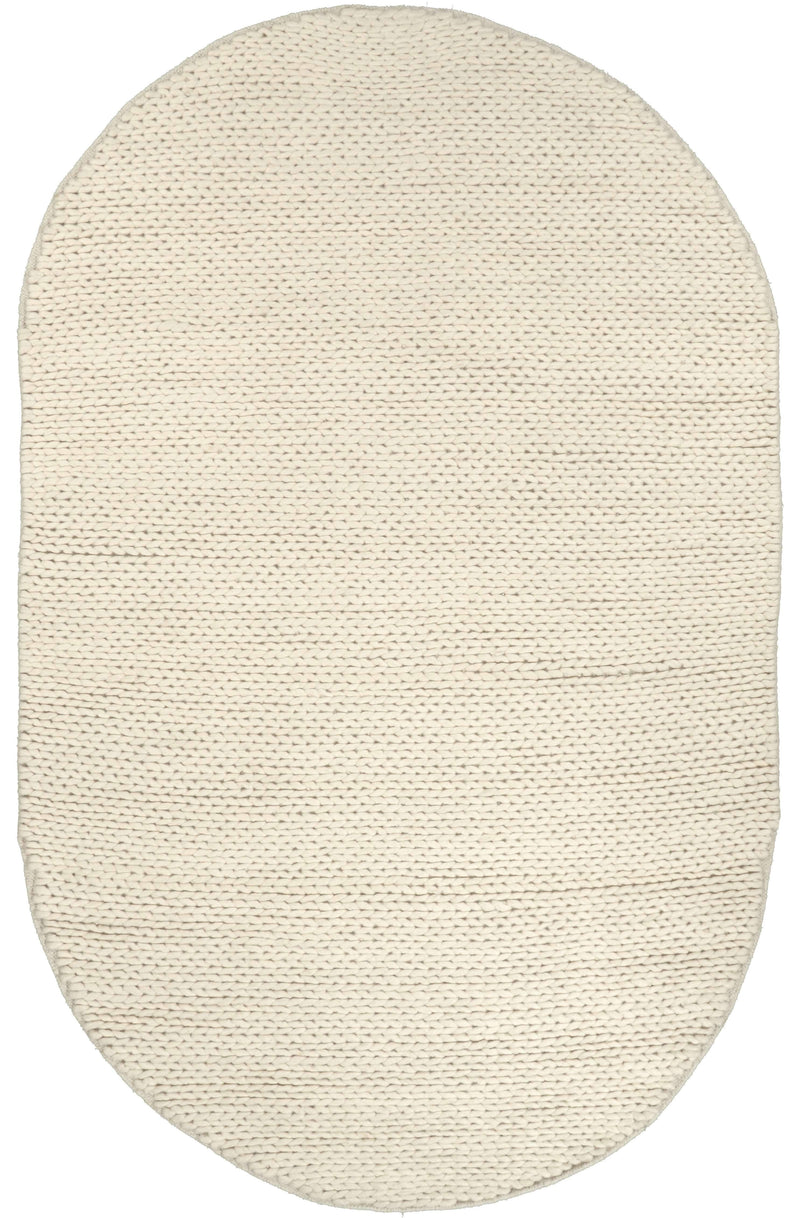 Hand Woven Chunky Woolen Cable Rug Rug