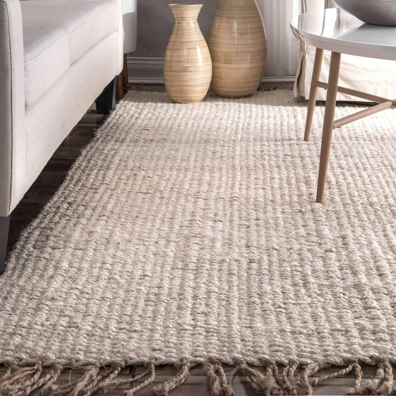 Handmade Benavides Tassel Rug Rug