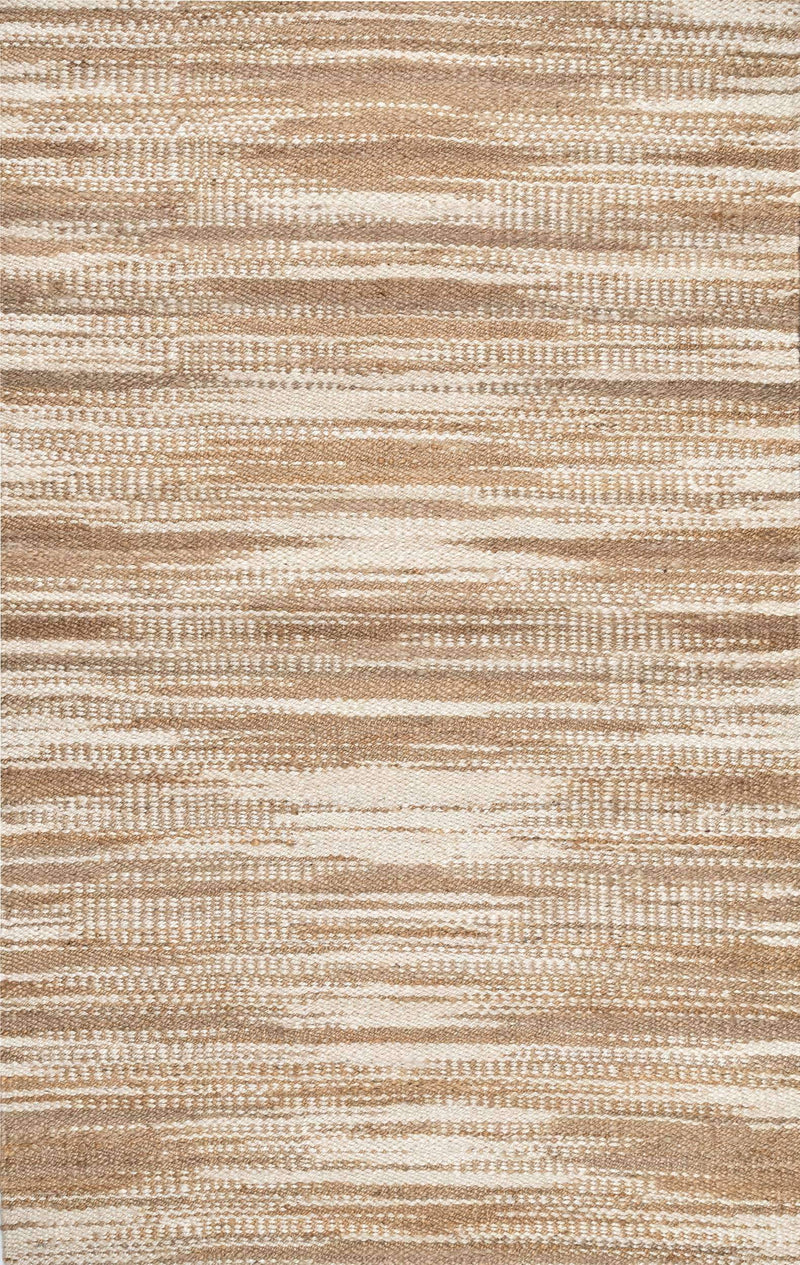 Hand Loomed Trinity Striped Jute Rug