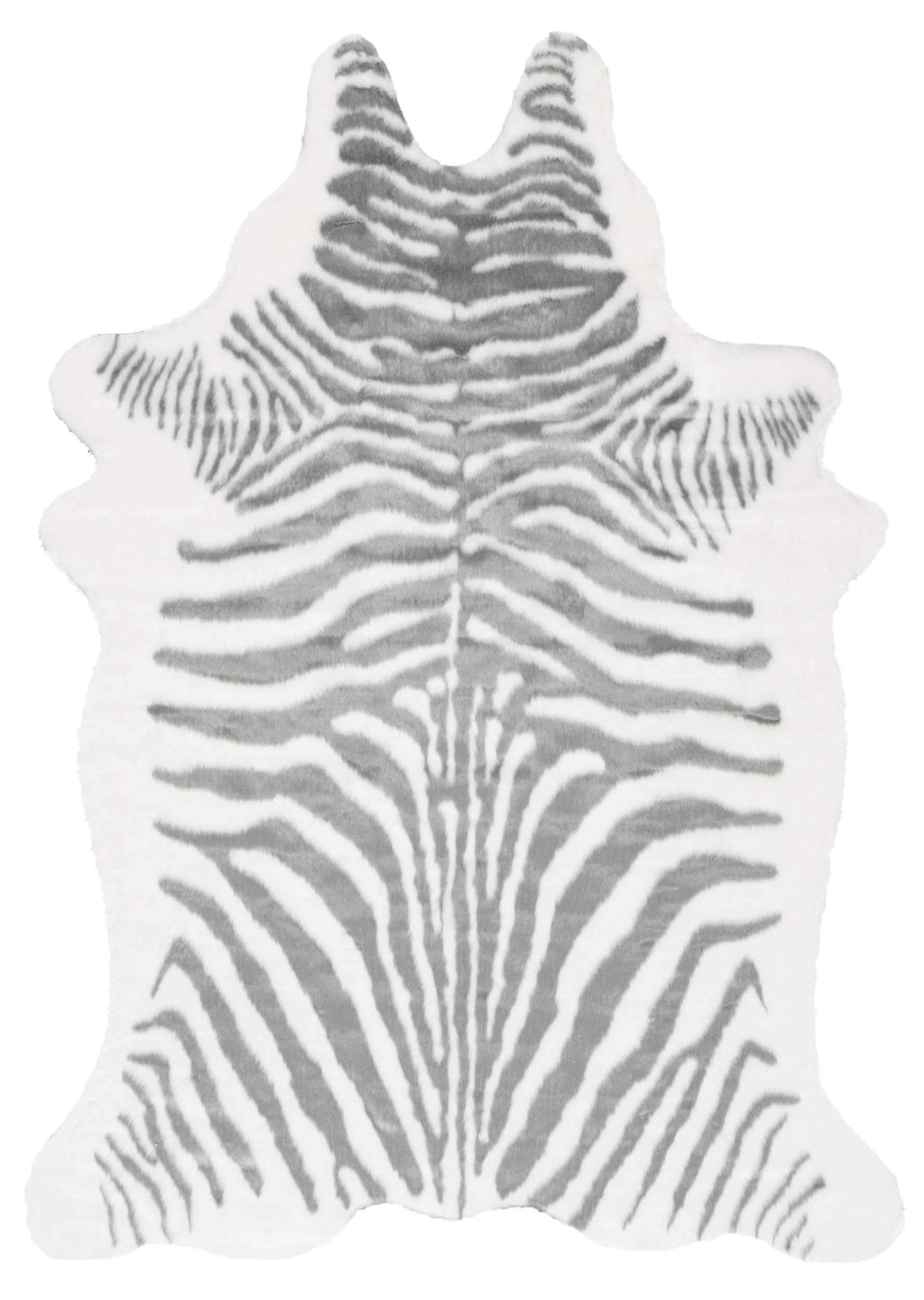 Alyssa Faux Zebra Cowhide Rug