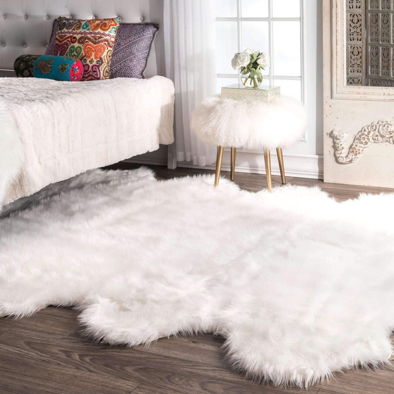 Ayana Faux Sheepskin Octo Shaggy Rug