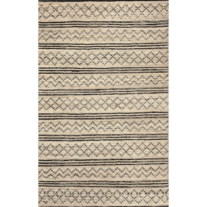 Liberty Jute Geometric Stripes Rug