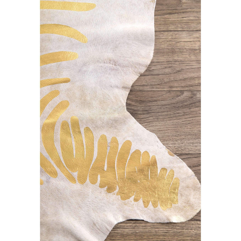 Hand Made Goldie Cowhide Rug