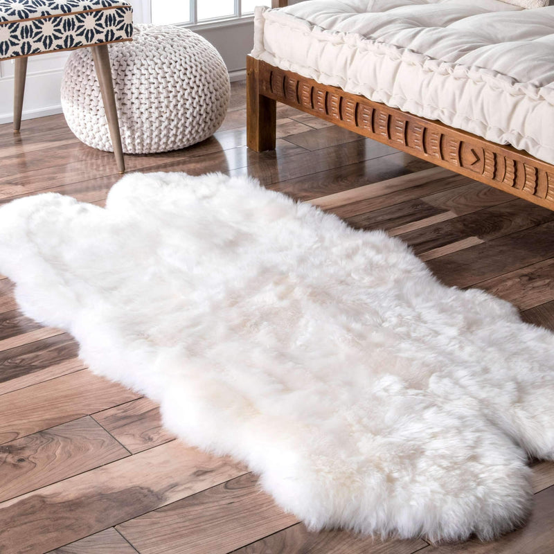 Hand Made Quarto Luxe sheepskin Rug