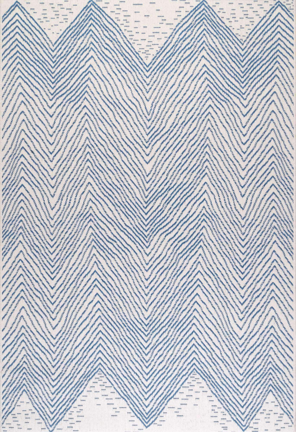 Wavy Chevron Outdoor Rug