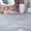 Wavy Chevron Outdoor Rug