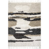 Elliot Abstract Cloud Shag with Tassel Rug