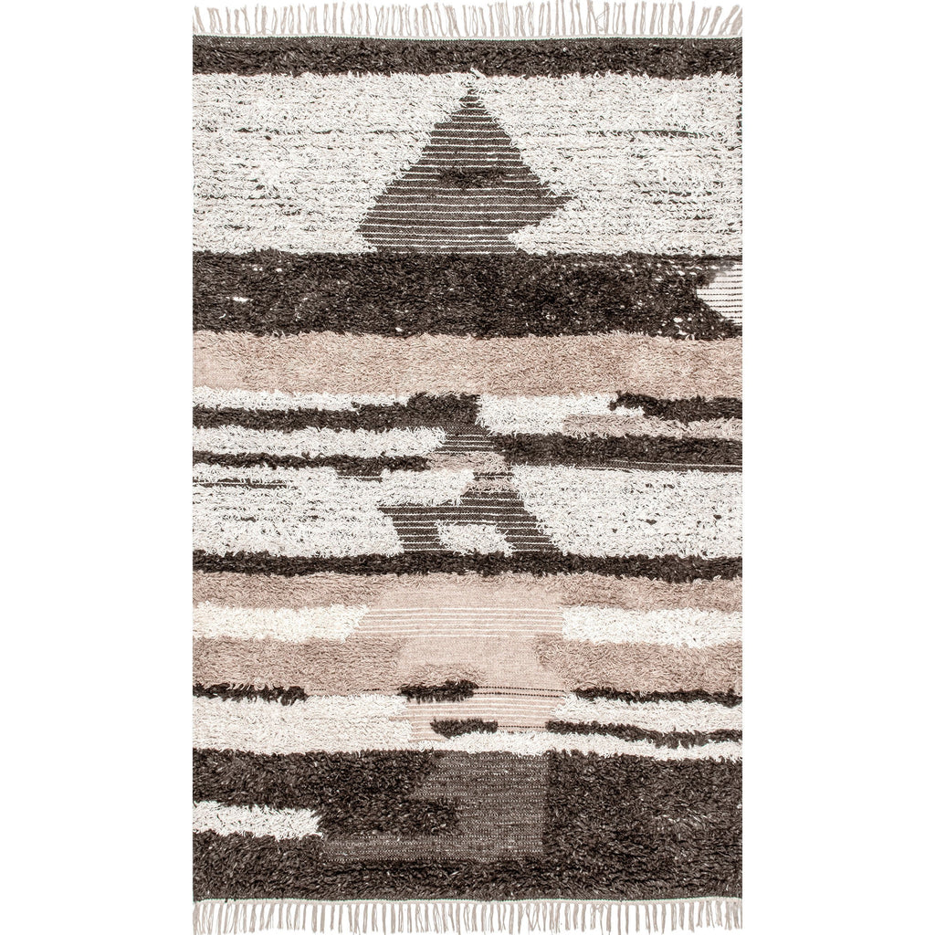 Zora Shaggy Ombre Abstract Rug