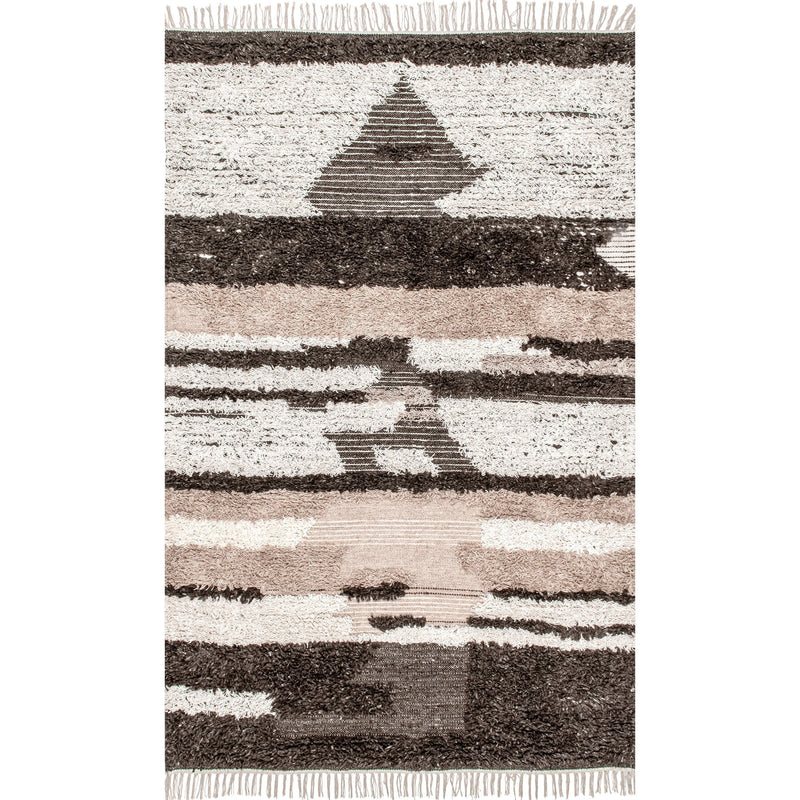 Zora Shaggy Ombre Abstract Rug