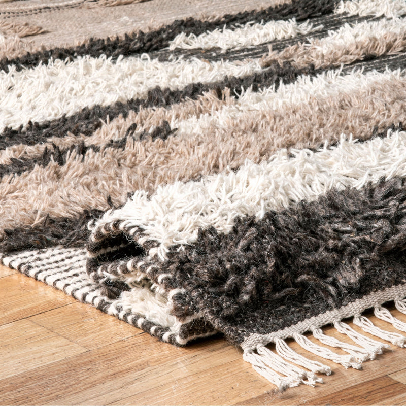 Zora Shaggy Ombre Abstract Rug