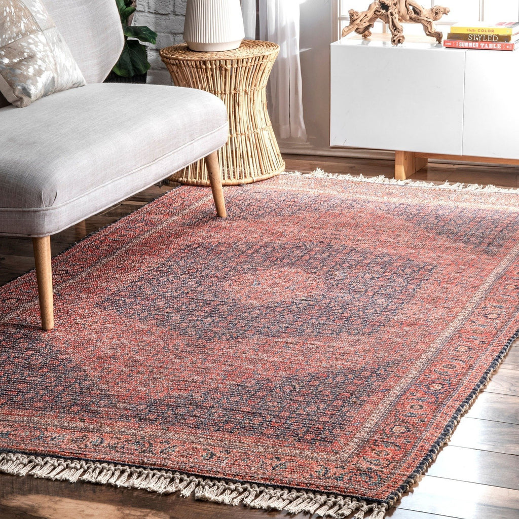 Bellarise Faded Wreath Medallion Rug